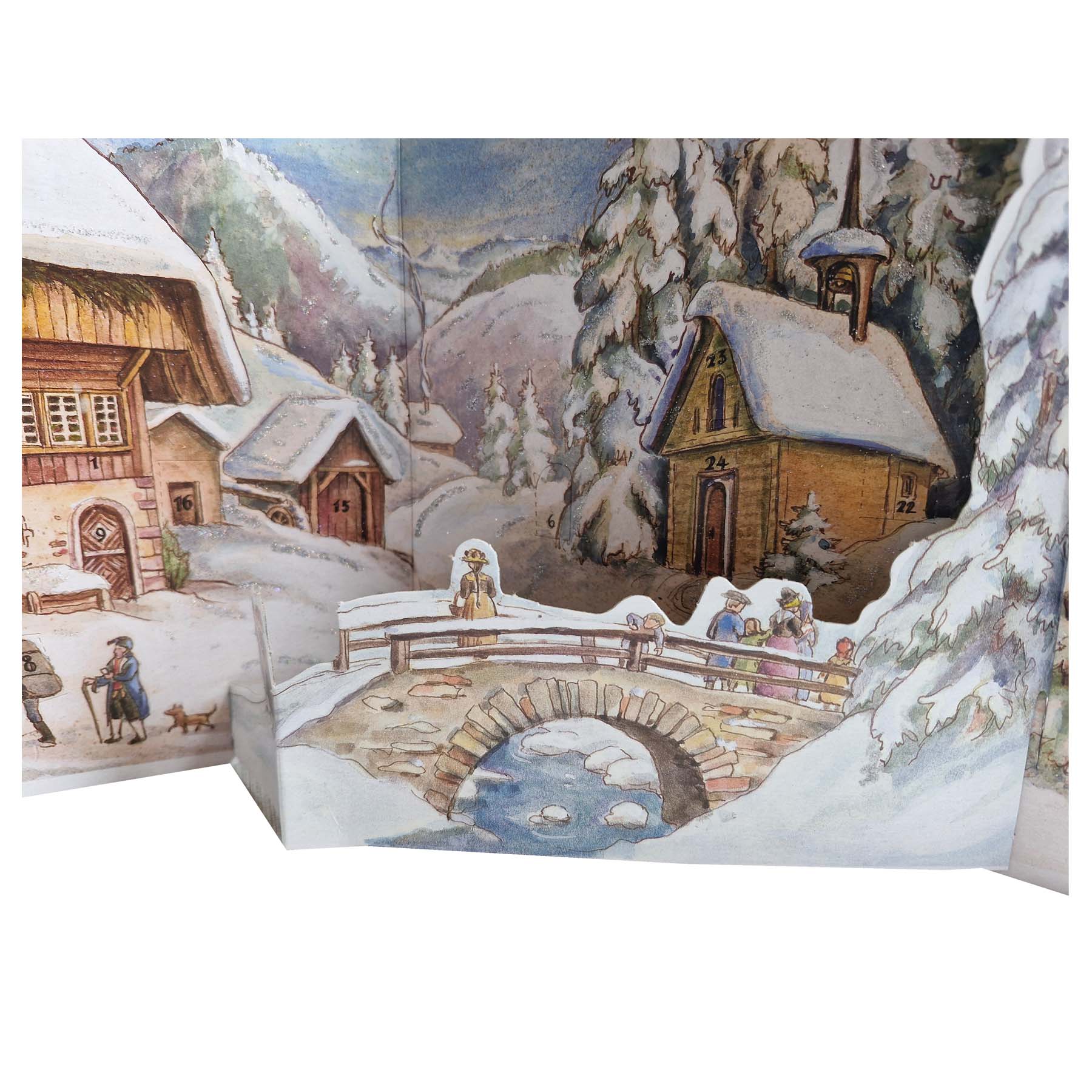 Calendario de Adviento "Navidad en los Alpes" - NUEVO
