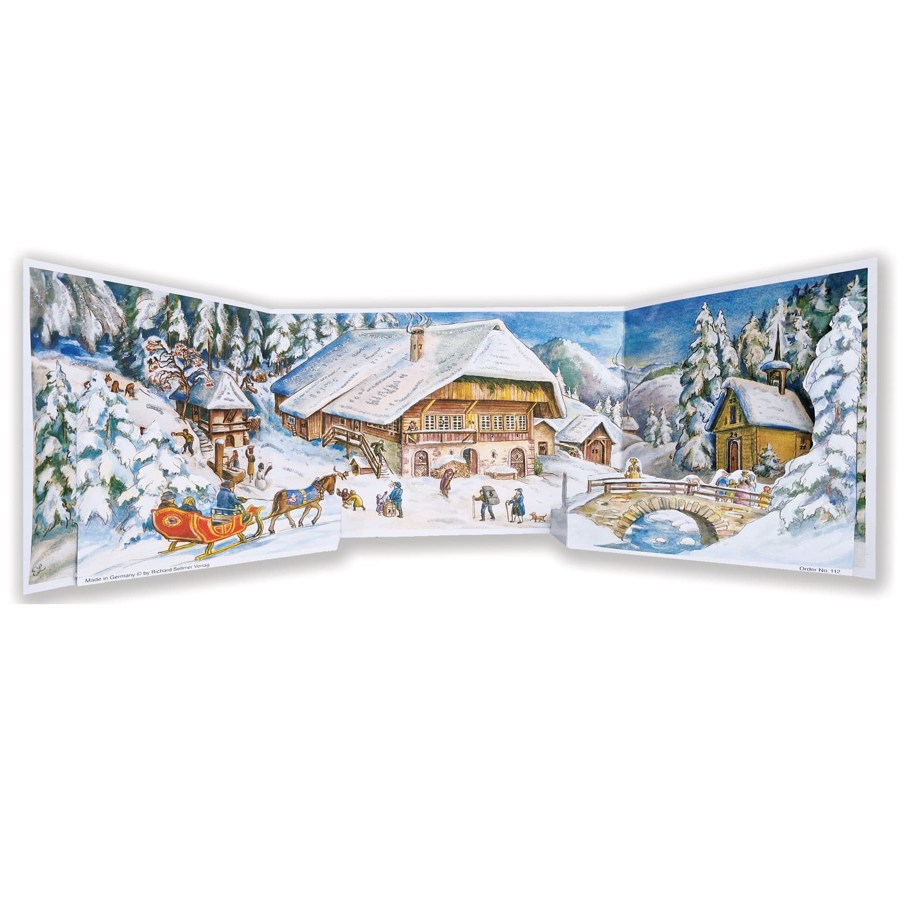 Calendario de Adviento "Navidad en los Alpes" - NUEVO