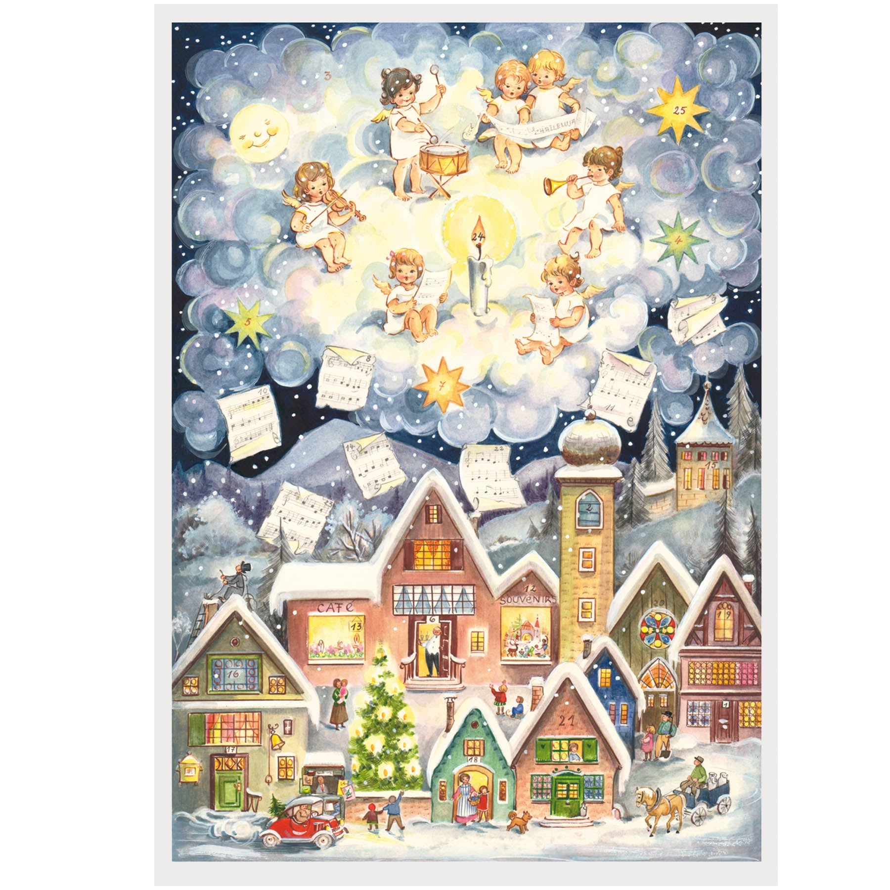 Calendario de Adviento "Engelskonzert" A4