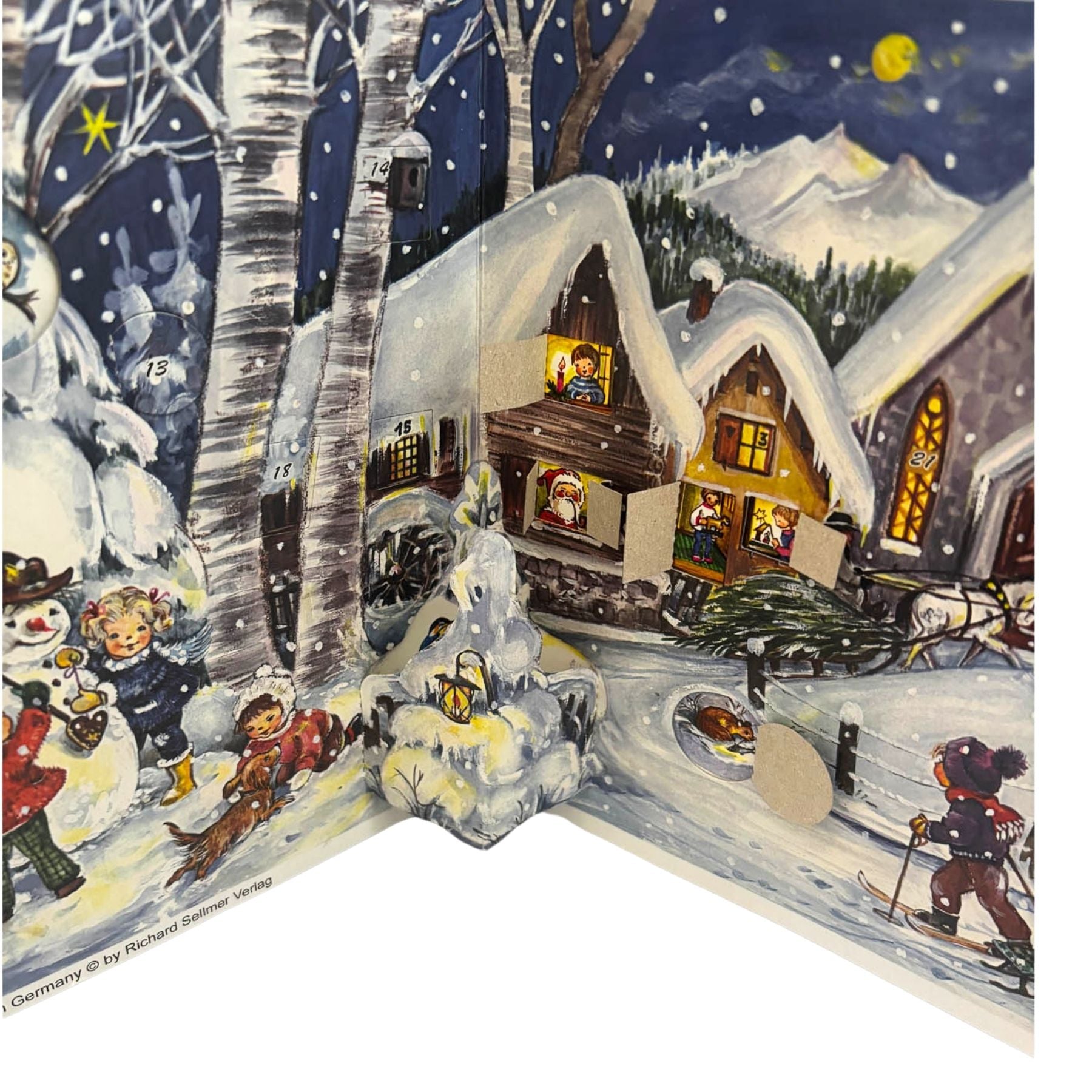 Calendario de Adviento Panorama "¡Está nevando!"