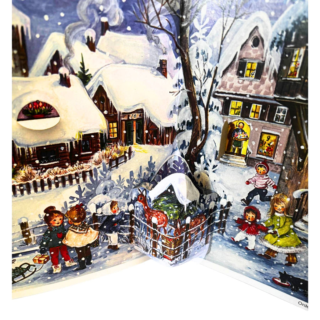 Calendario de Adviento Panorama "¡Está nevando!"
