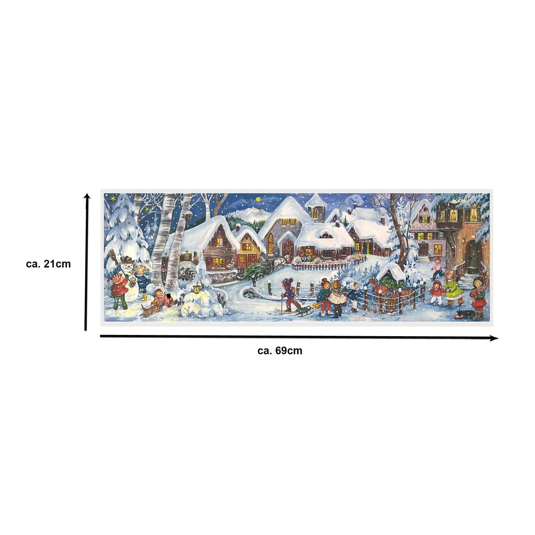 Calendario de Adviento Panorama "¡Está nevando!"