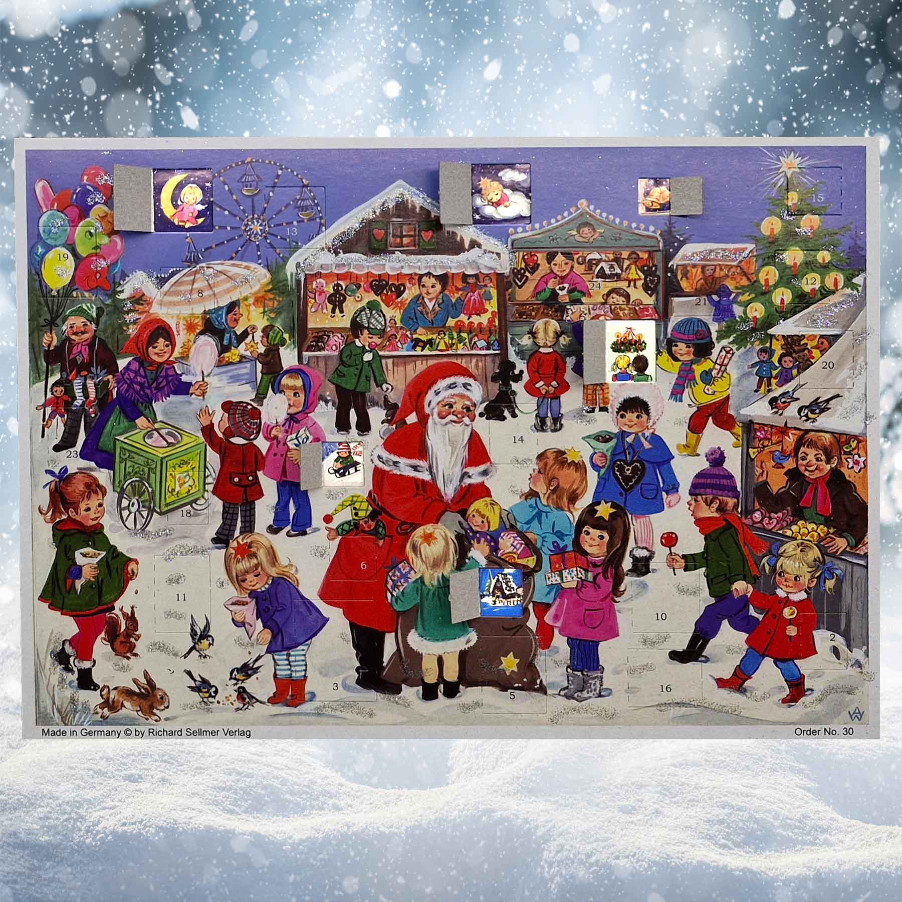 Calendario de Adviento "Weihnachtsjahrmarkt"