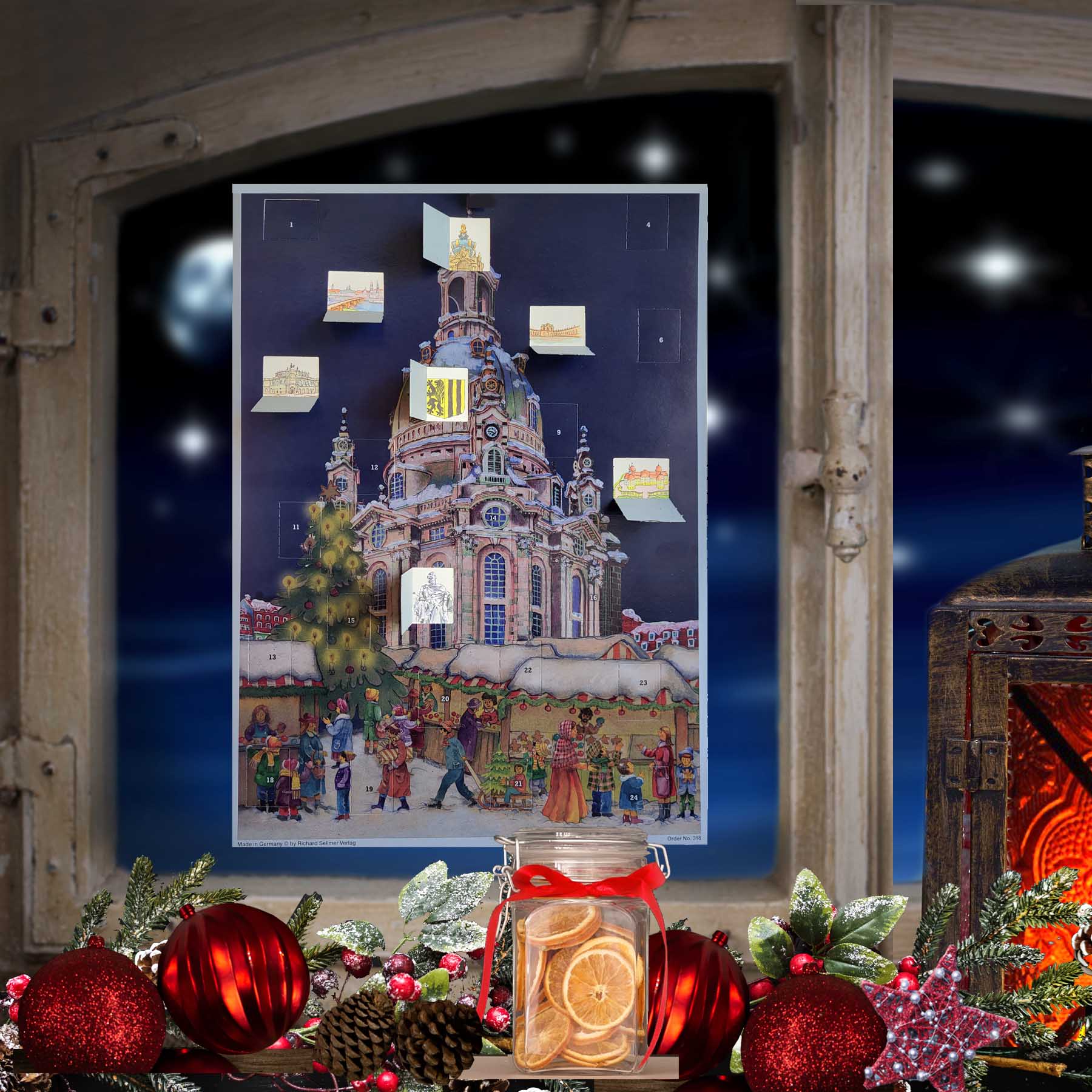 Calendario de Adviento "Frauenkirche Dresden"