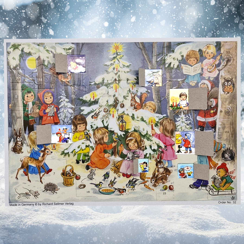 Calendario de Adviento "Diversión y juegos en el árbol de Navidad"