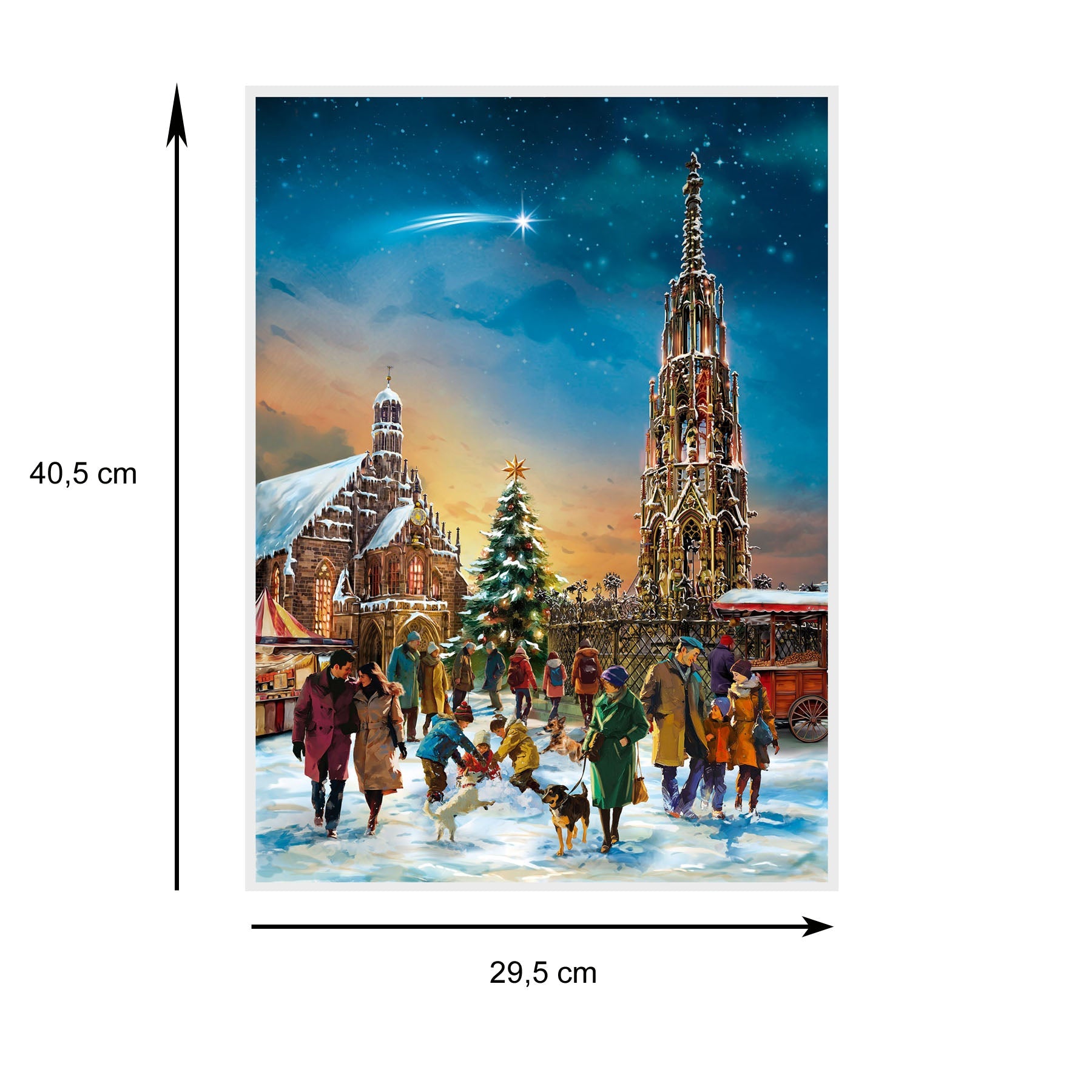 Calendario de Adviento "Núremberg"