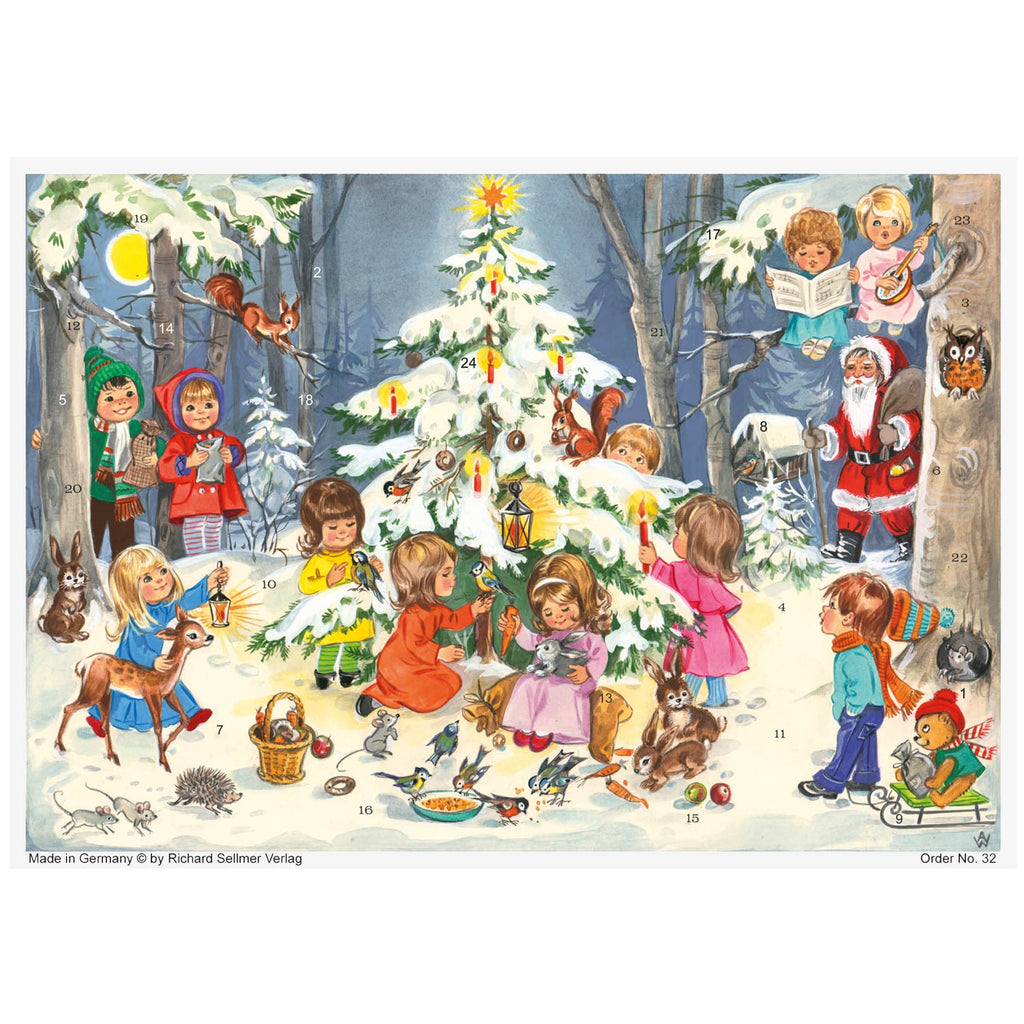 Calendario de Adviento "Diversión y juegos en el árbol de Navidad"