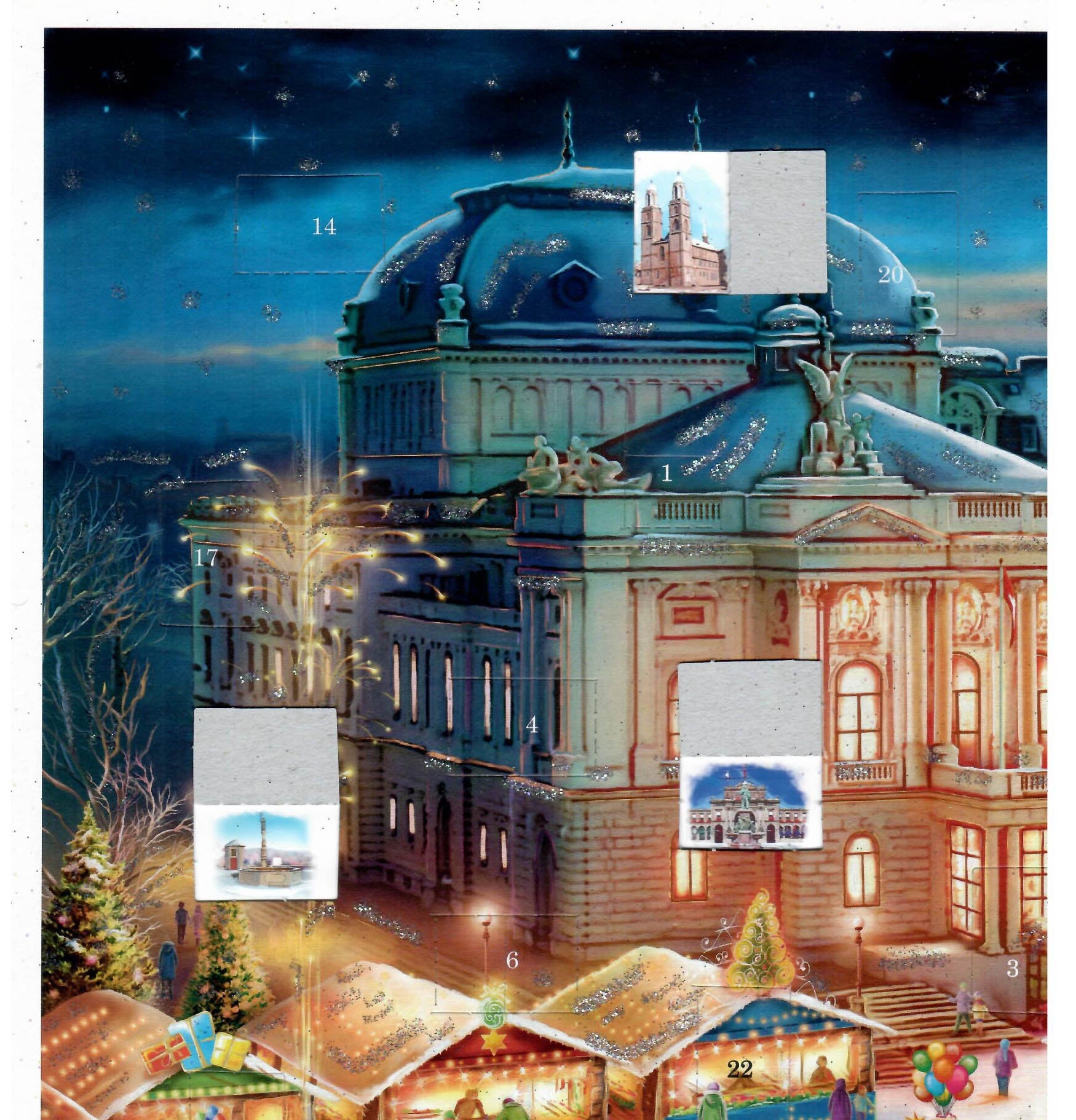 Calendario de Adviento "Zürich-Oper"