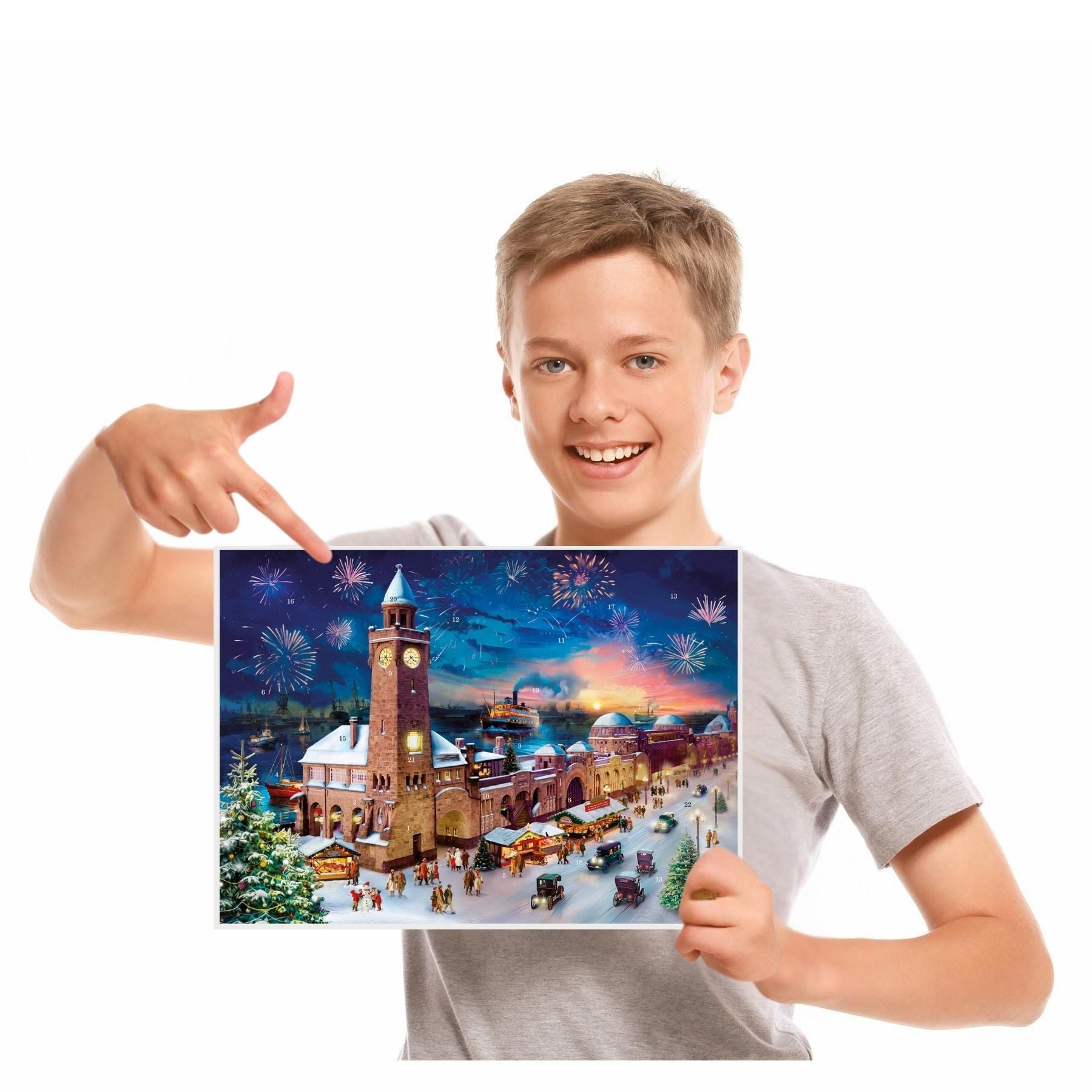 Calendario de Adviento "Hamburg Landungsbrücken"