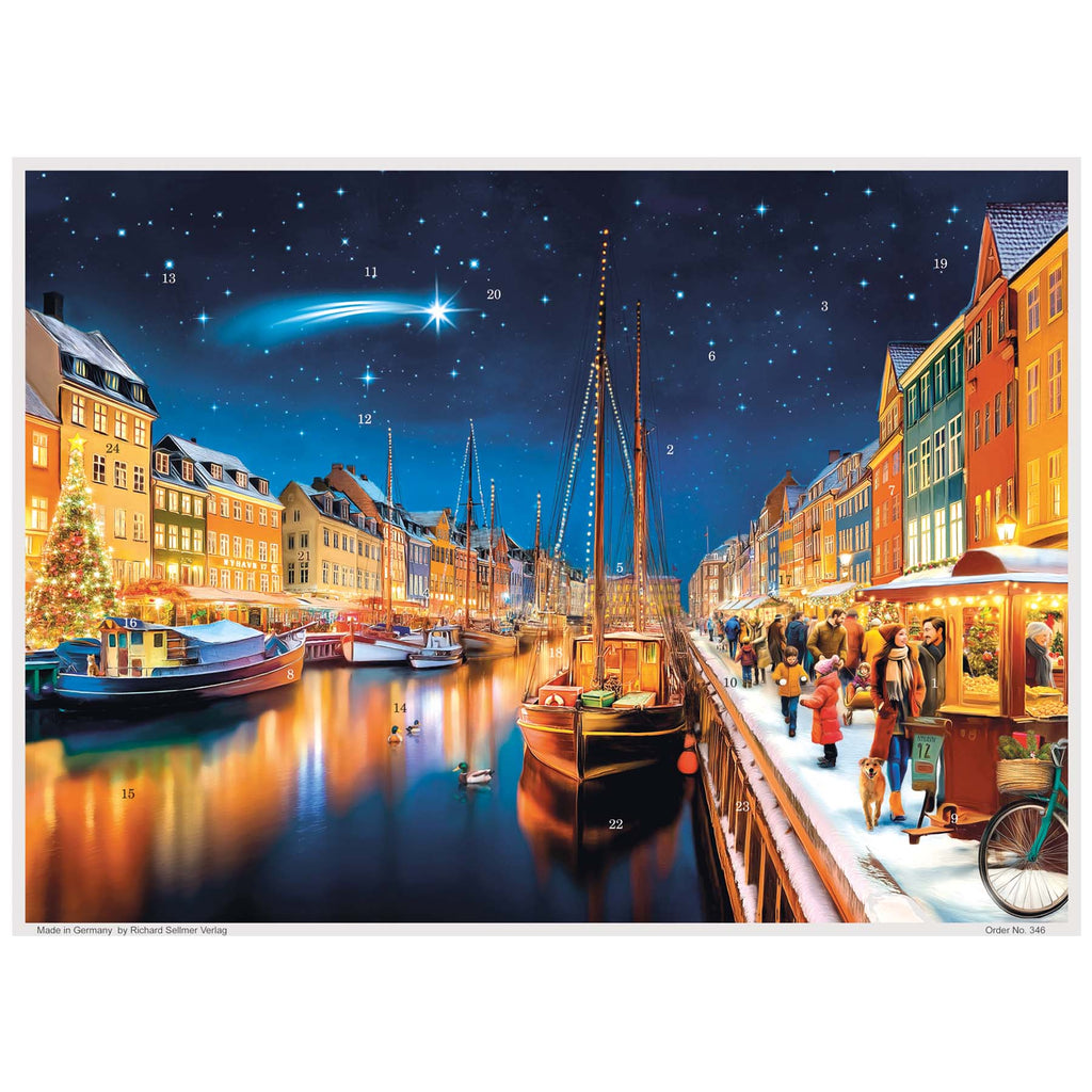 Calendario de Adviento "Copenhague Nyhavn" - NUEVO
