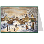 Calendario de Adviento de postales "An der Brücke"