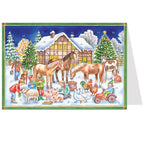 Calendario de Adviento de postales "Navidad con los animales"
