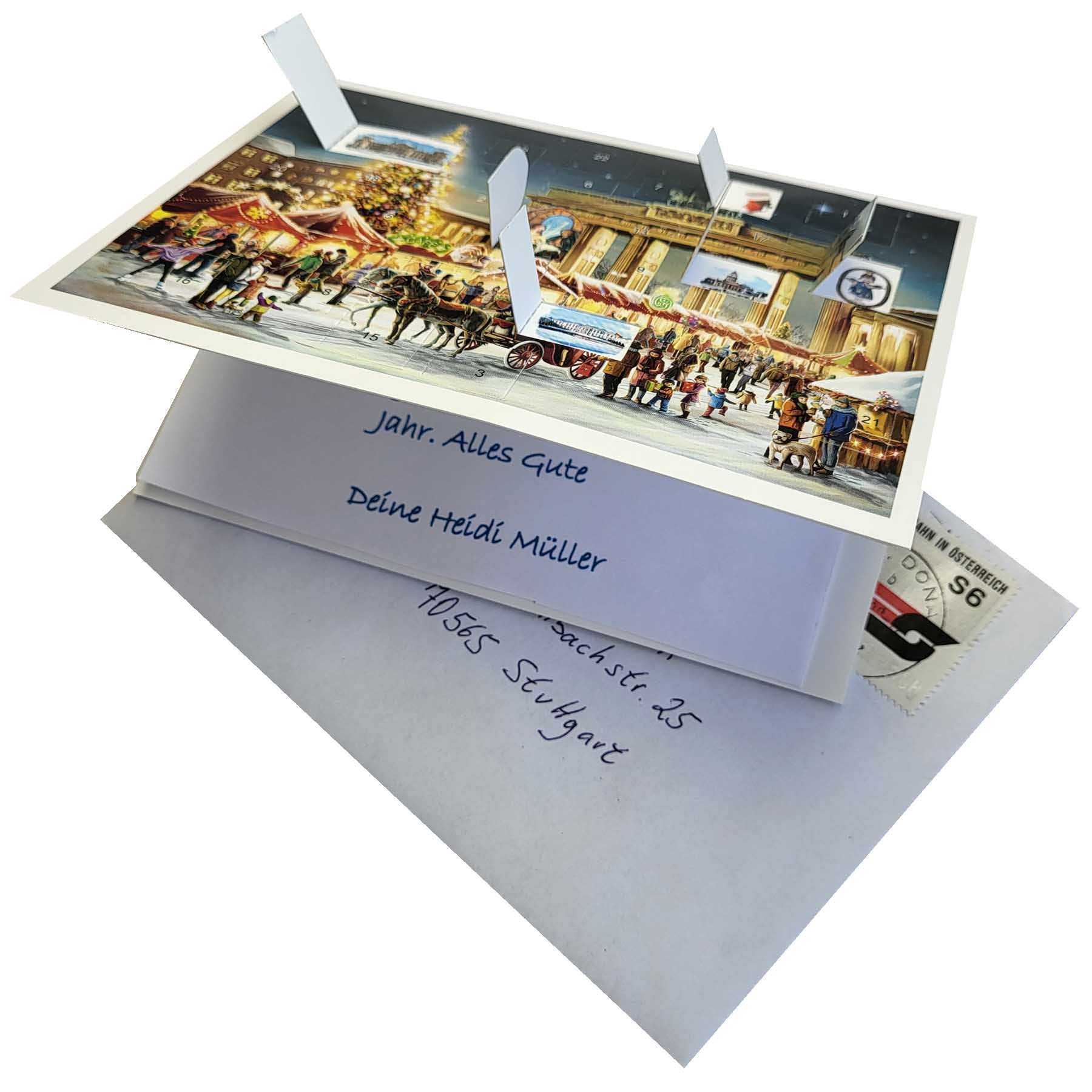 Calendario de Adviento de postales "Berlin"