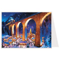 Mini calendario de Adviento "Encanto de puestos bajo el viaducto del tren"