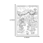 Calendario de Adviento para colorear "El Pesebre de Belén"