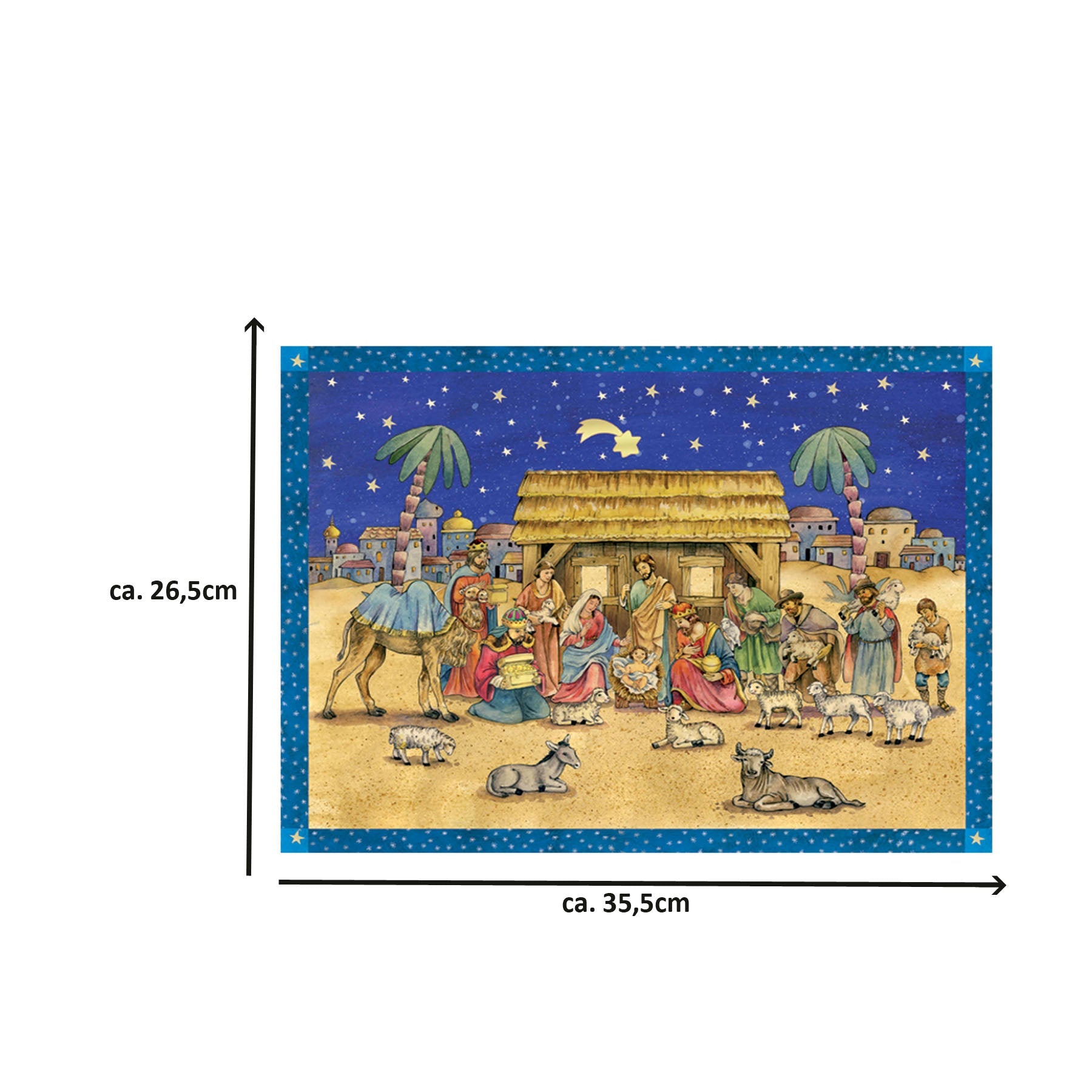 Calendario de Adviento "Visita al pesebre"