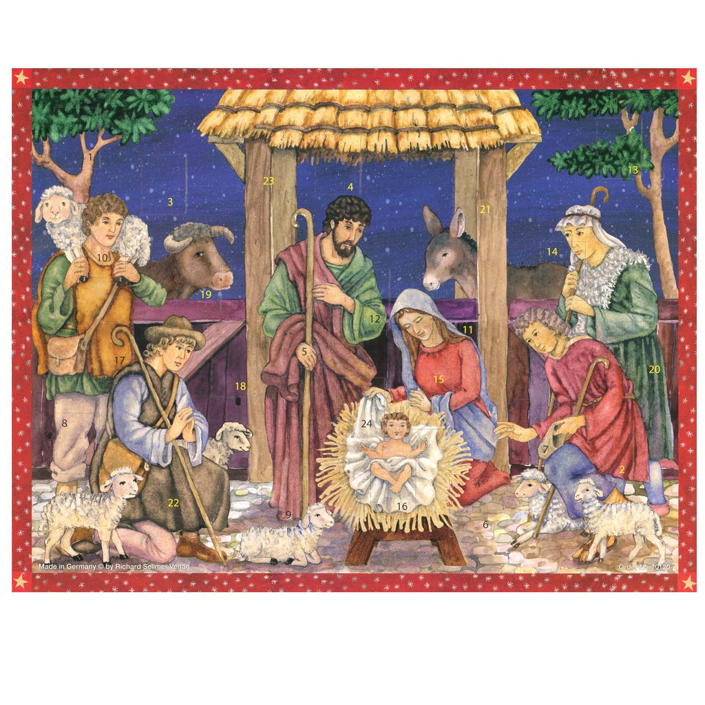 Calendario de Adviento "Der Heiland ist geboren"