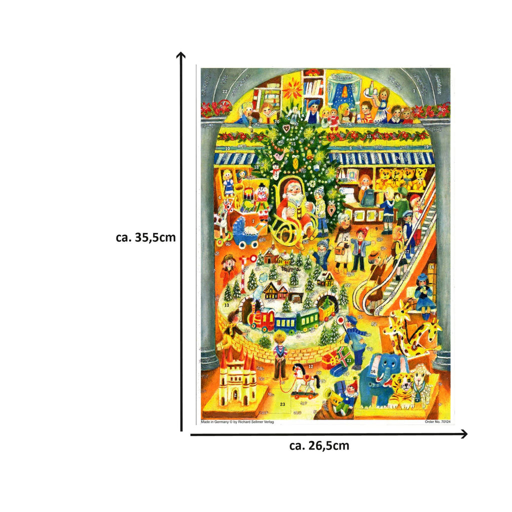 Calendario de Adviento "Tienda de Juguetes Navideña"