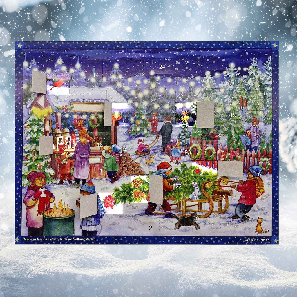 Calendario de Adviento "Venta de Árboles de Navidad"