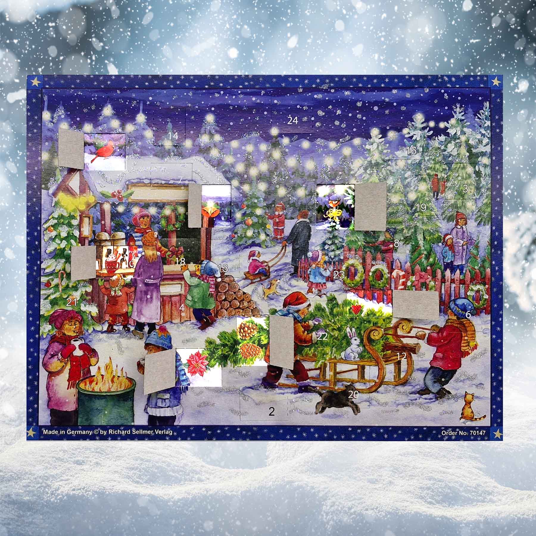 Calendario de Adviento "Venta de Árboles de Navidad"