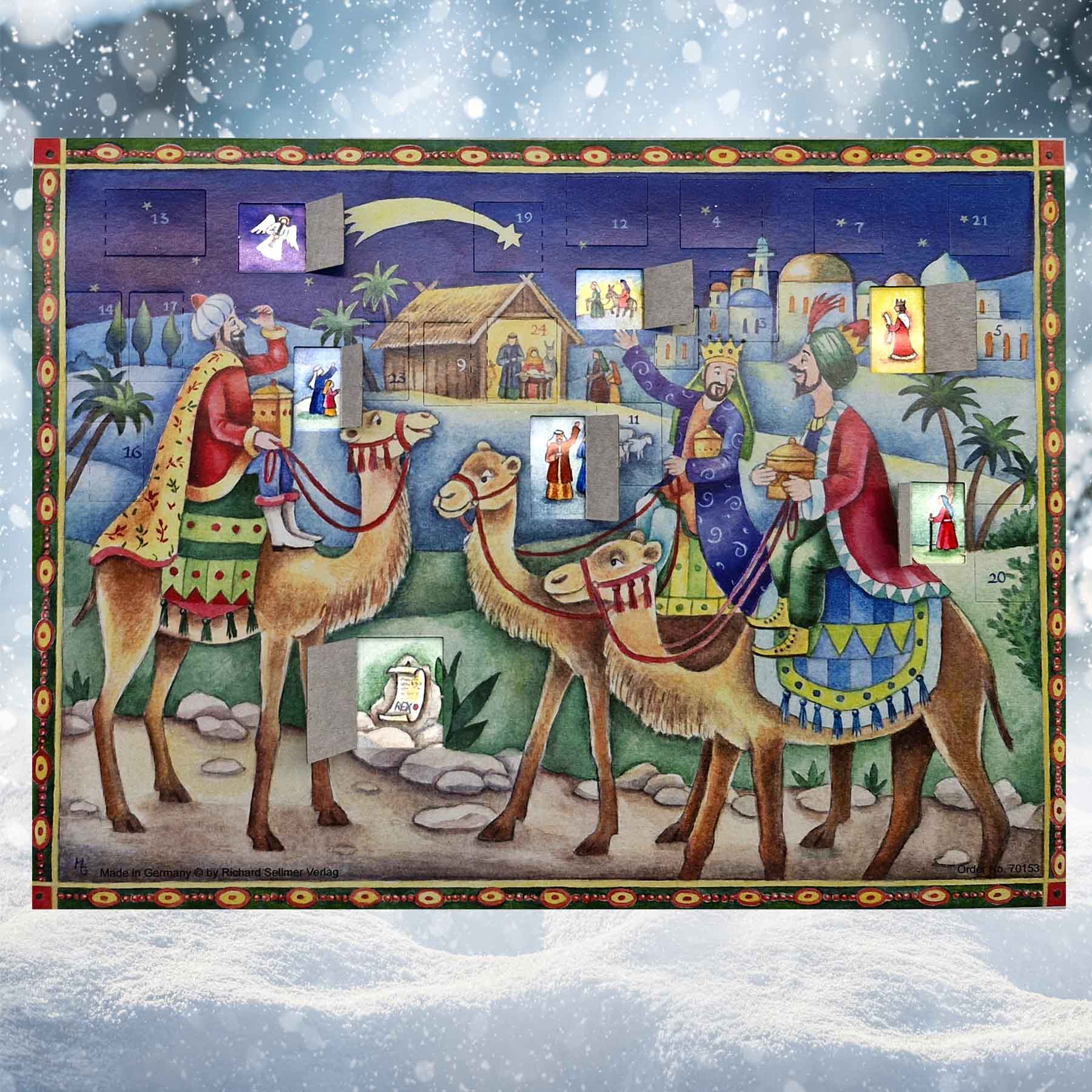 Calendario de Adviento "Los Reyes Magos traen regalos"