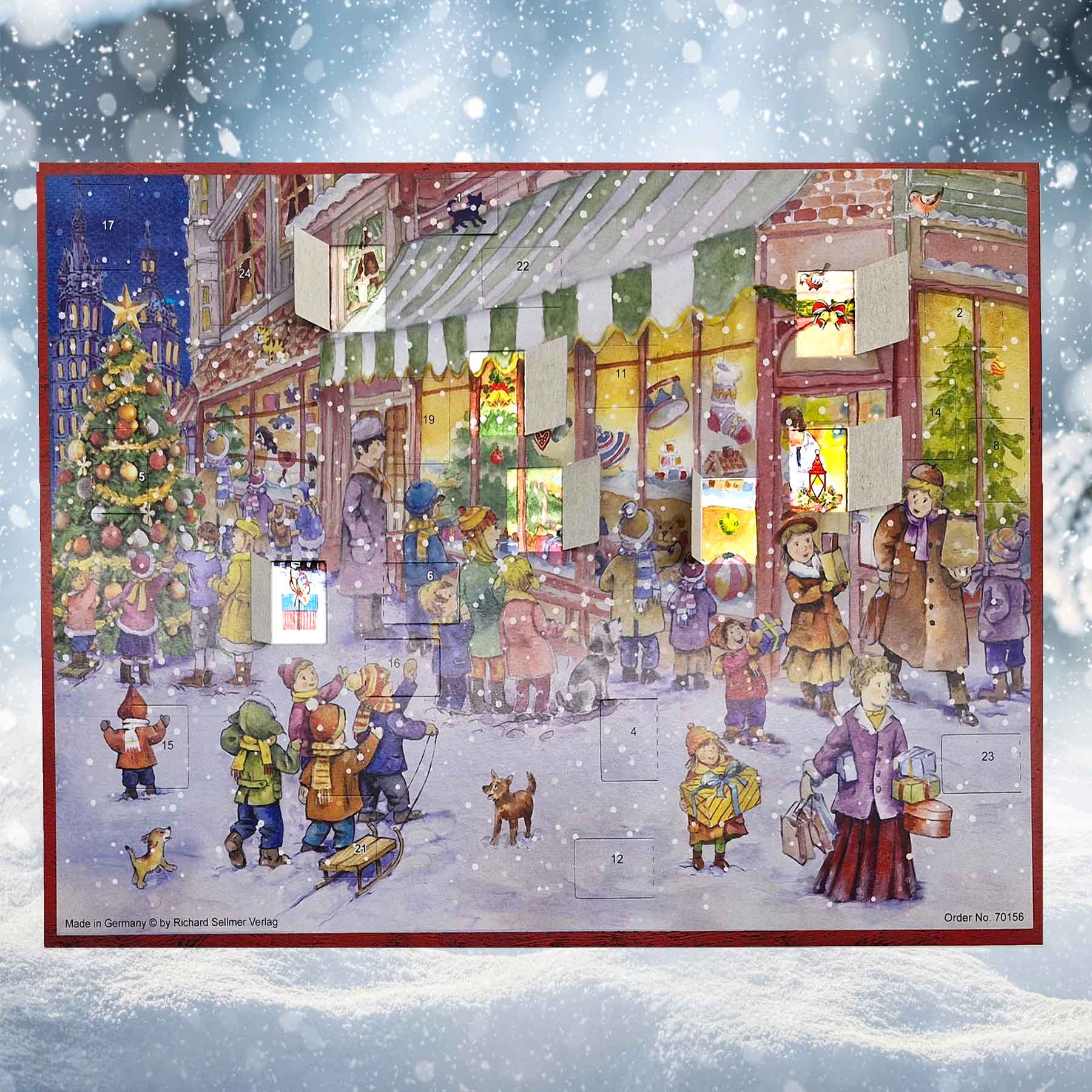 Gran calendario de adviento "En la tienda de juguetes"