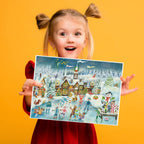 Calendario de Adviento "Alegrías del patinaje sobre hielo en el castillo"