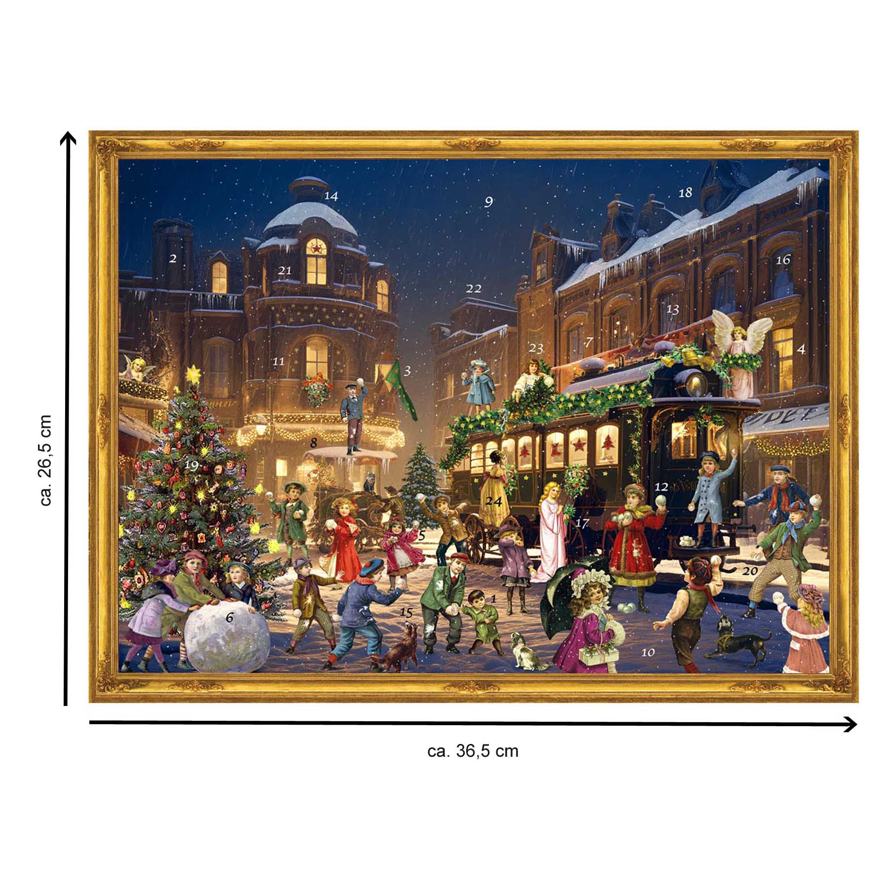 Calendario de Adviento "Estación Navideña"