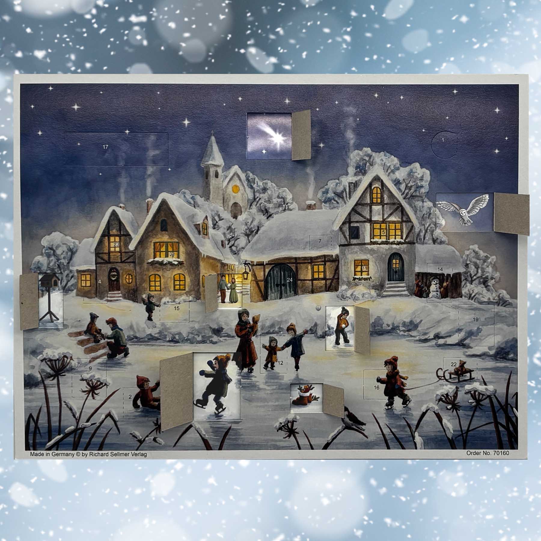 Calendario de Adviento "Eislauffreuden"