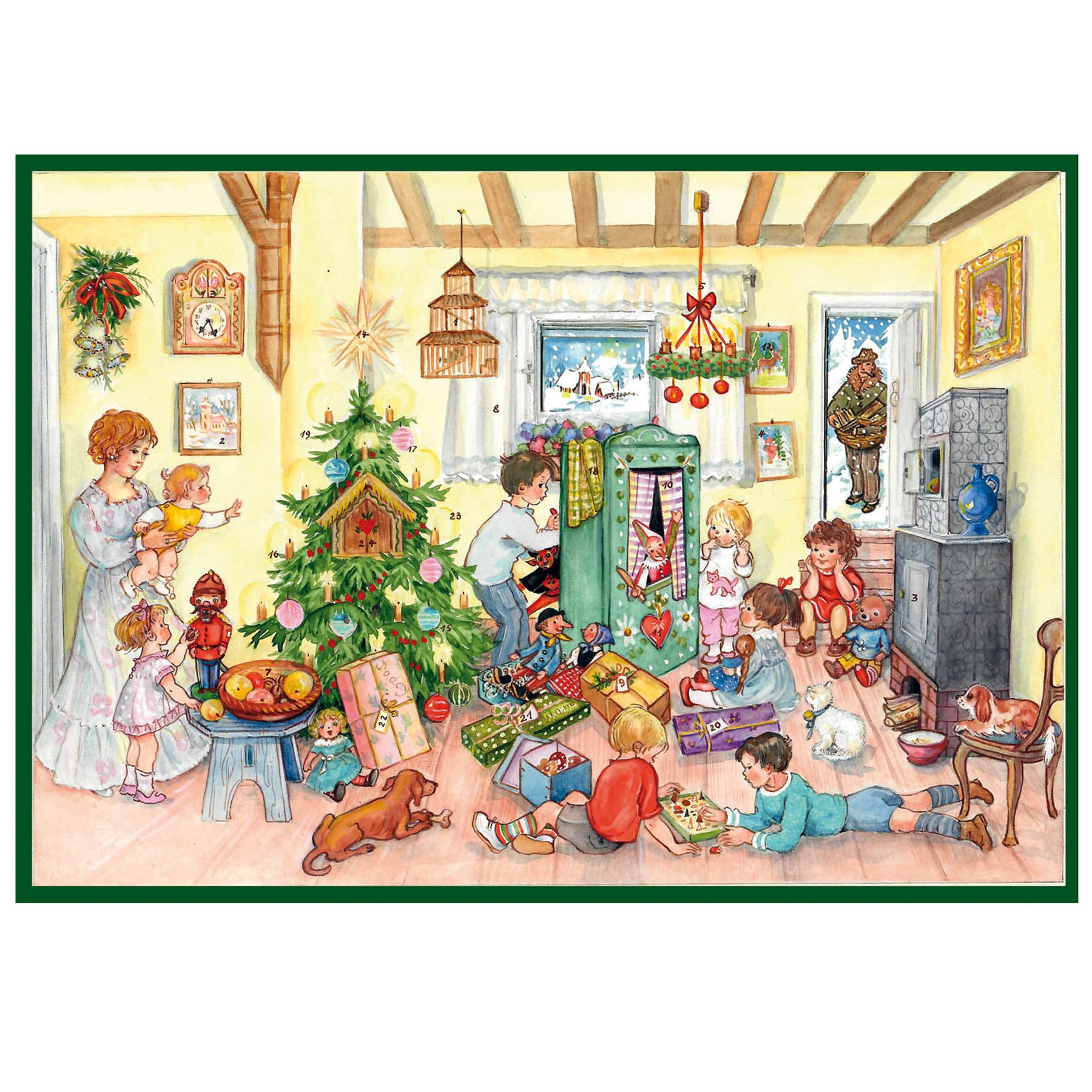 Calendario de Adviento "Reparto de regalos en Nochebuena"