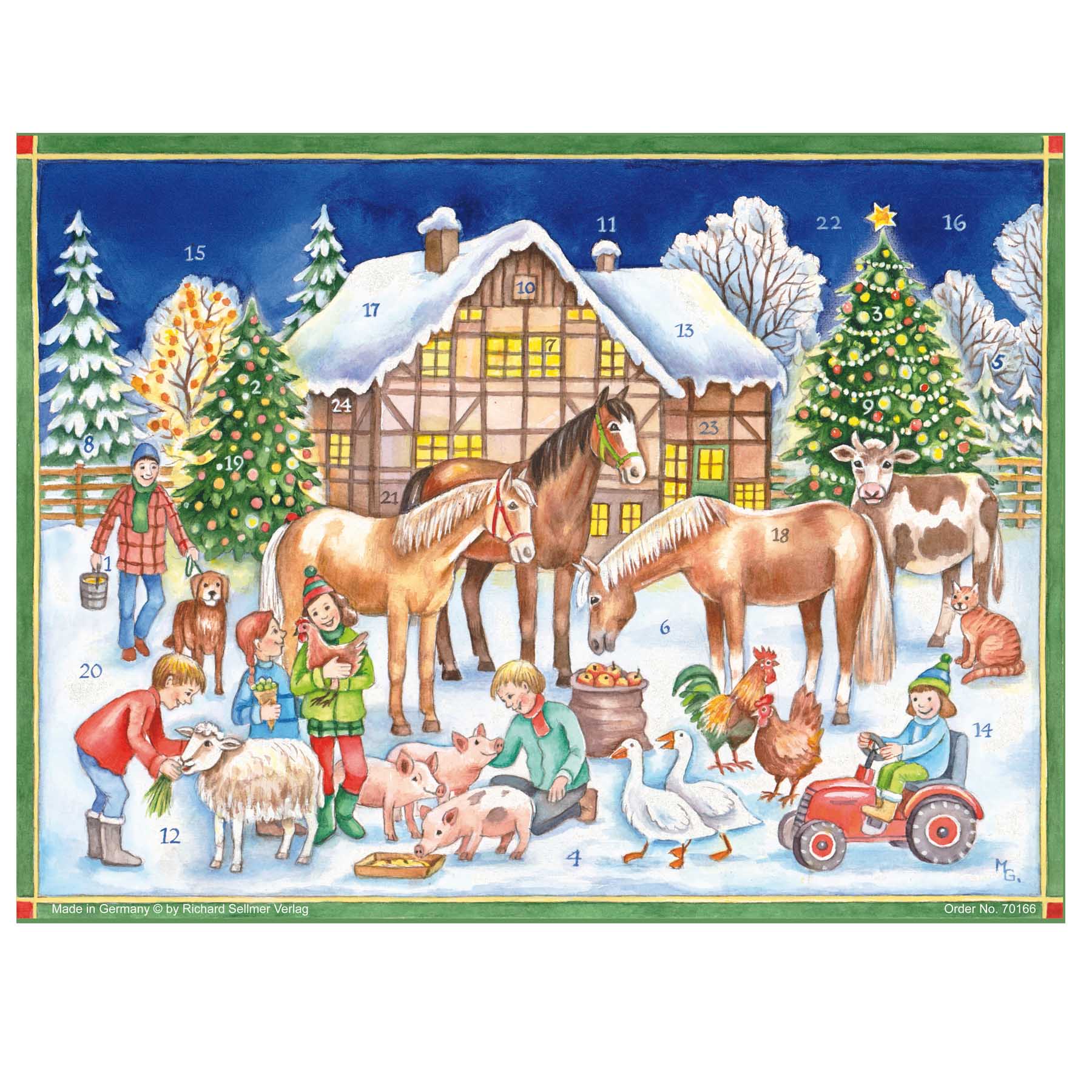 Calendario de Adviento "Navidad con los animales" - NUEVO