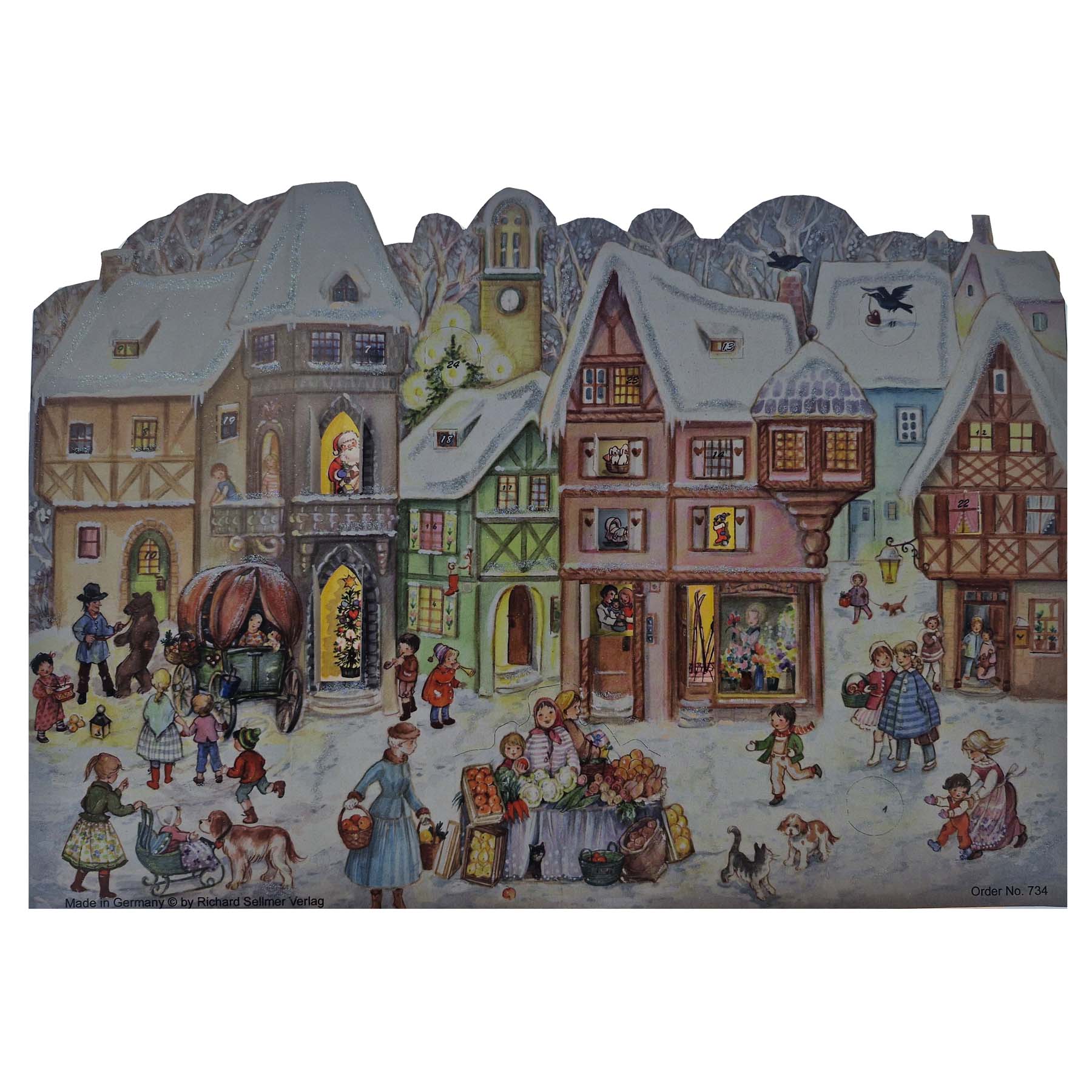 Calendario de Adviento "Marktplatz"