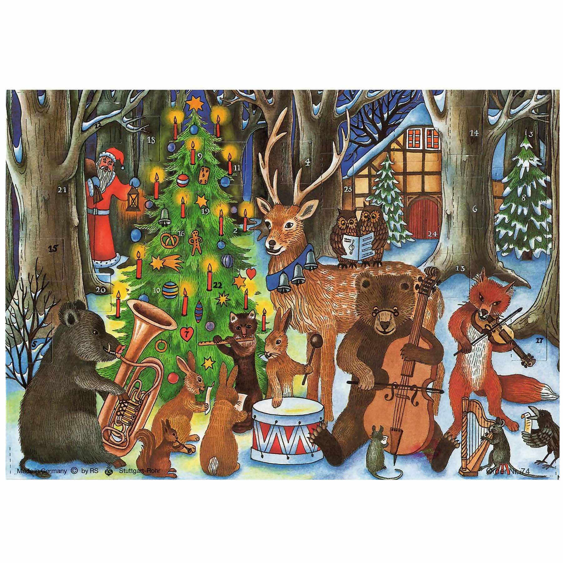 Calendario de Adviento A5 "Navidad de los Animales"