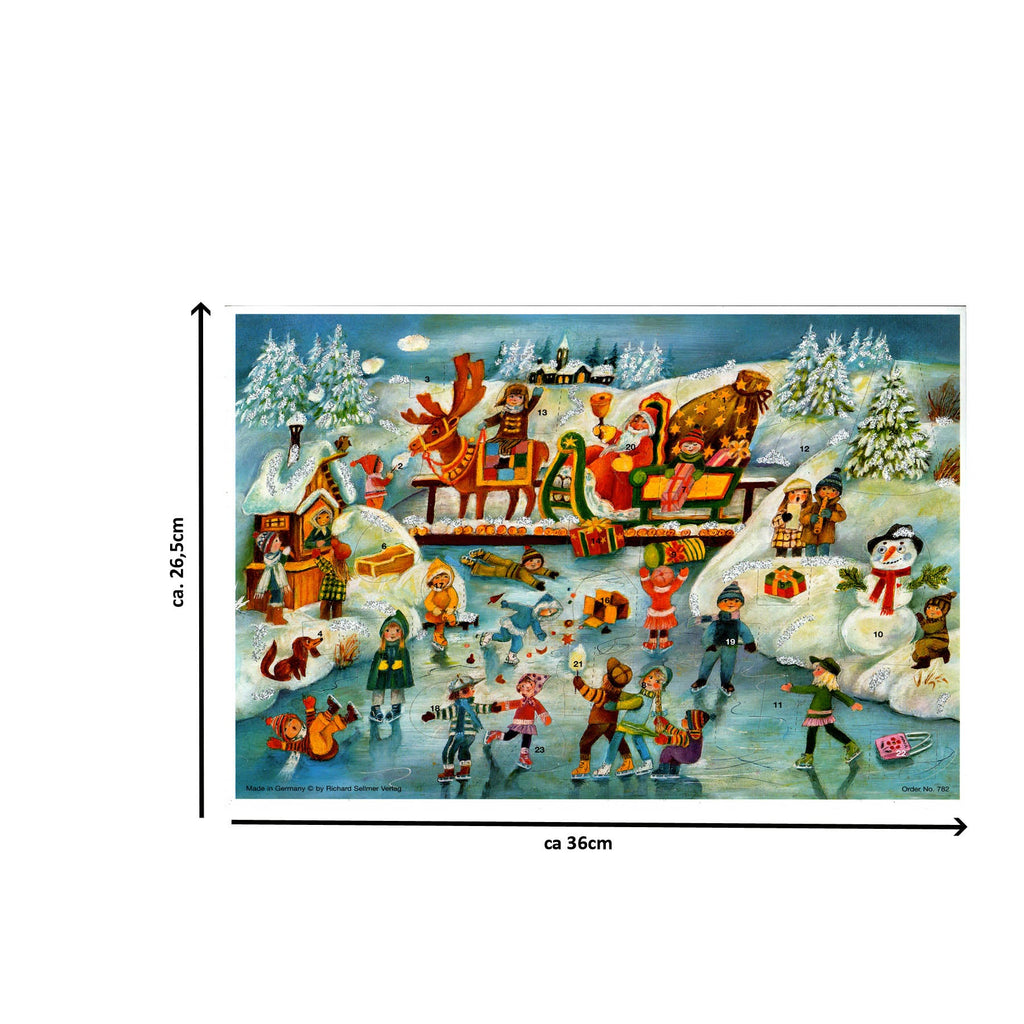Calendario de Adviento "Diversión al patinar sobre hielo"