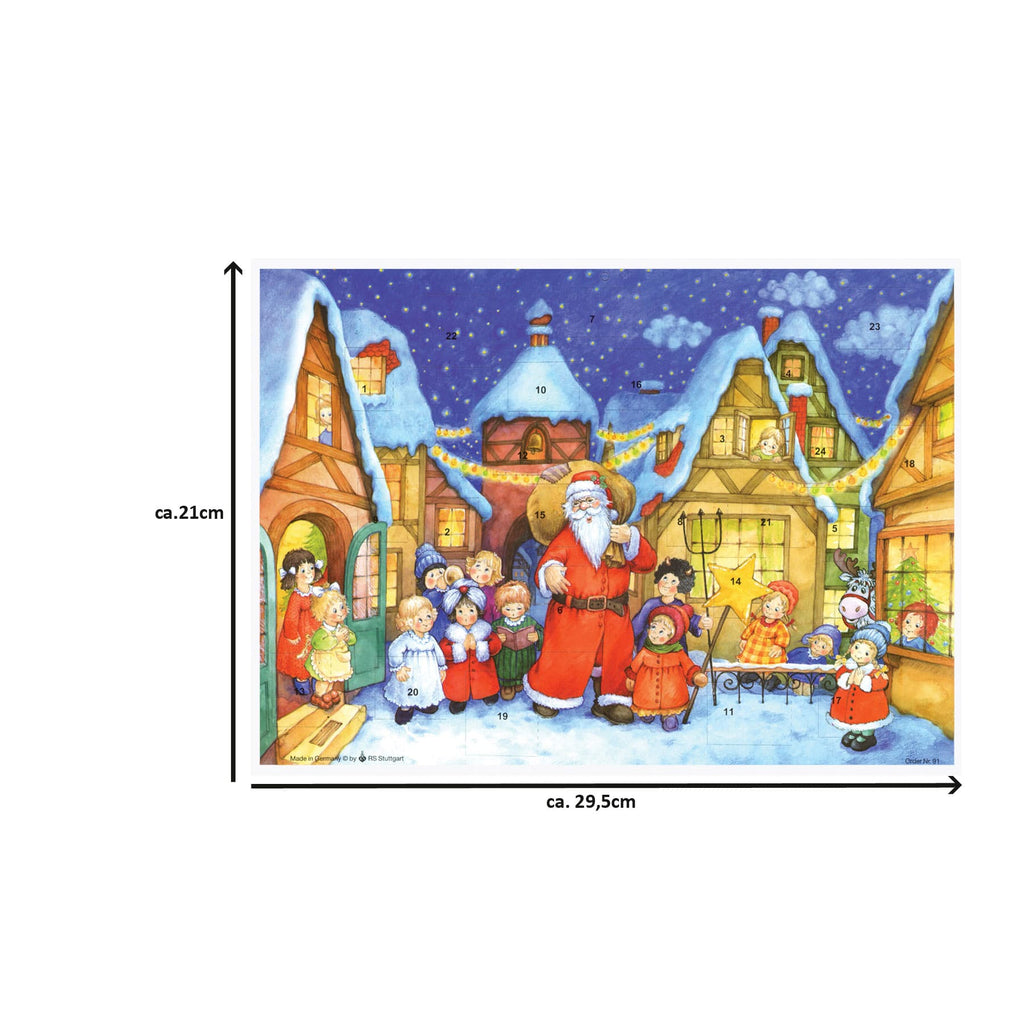 Calendario de Adviento A4 "El Papá Noel viene a la ciudad"