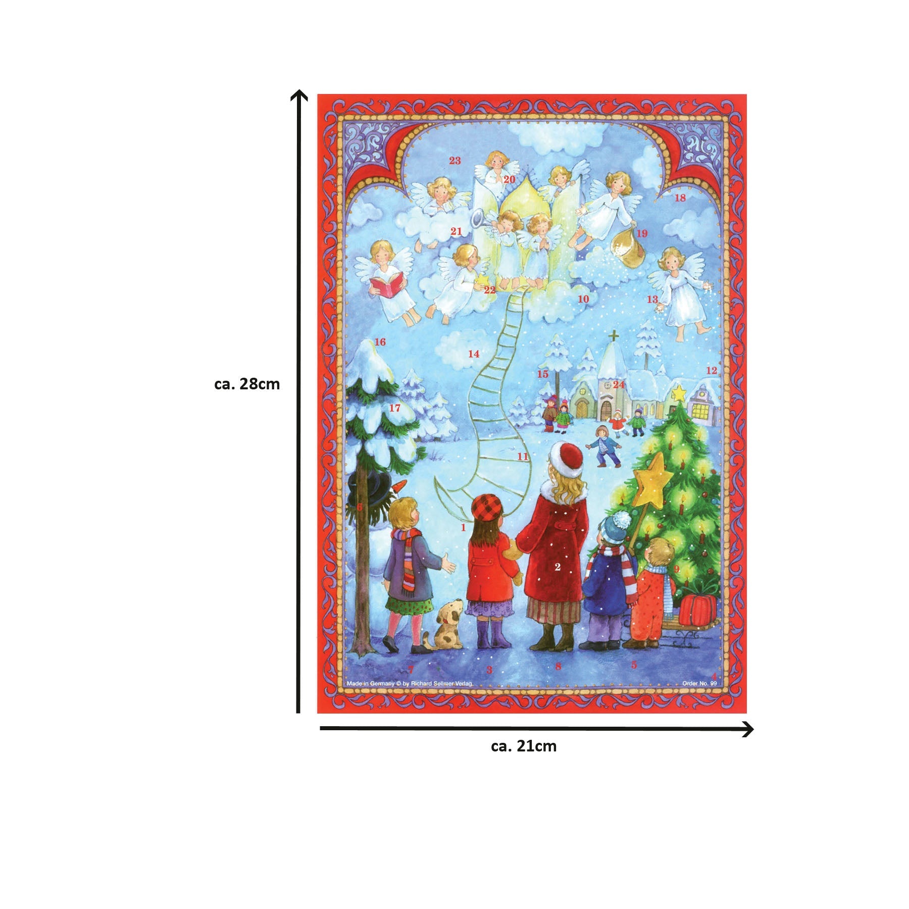 Calendario de Adviento A4 "Die Himmelsleiter"
