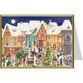 Tarjeta de Navidad "Idilio del casco antiguo"