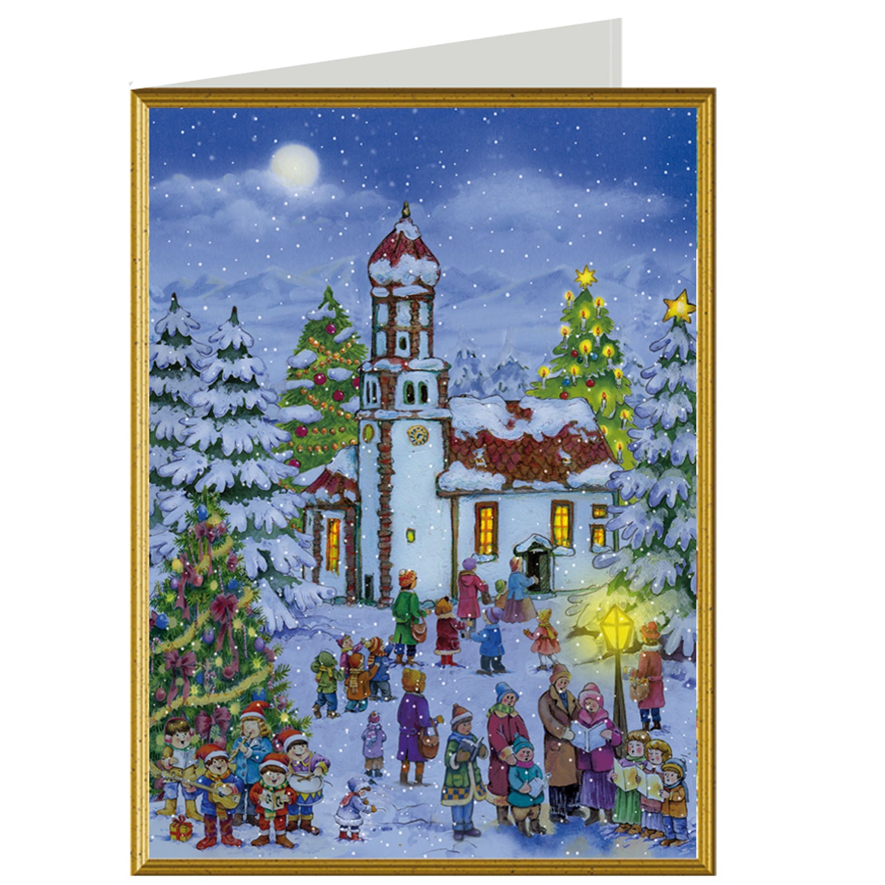 Tarjeta de Navidad "Capilla de Navidad"