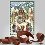 Calendario de Adviento de chocolate "Navidad en el pueblo"