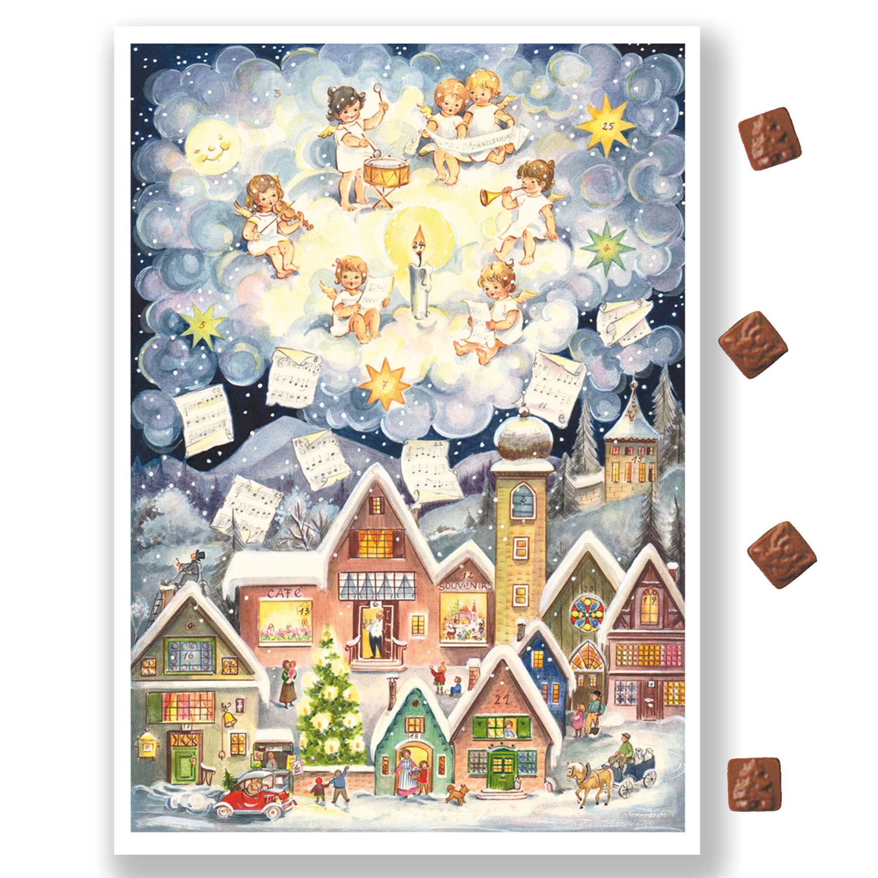 Calendario de Adviento de chocolate Concierto de ángeles