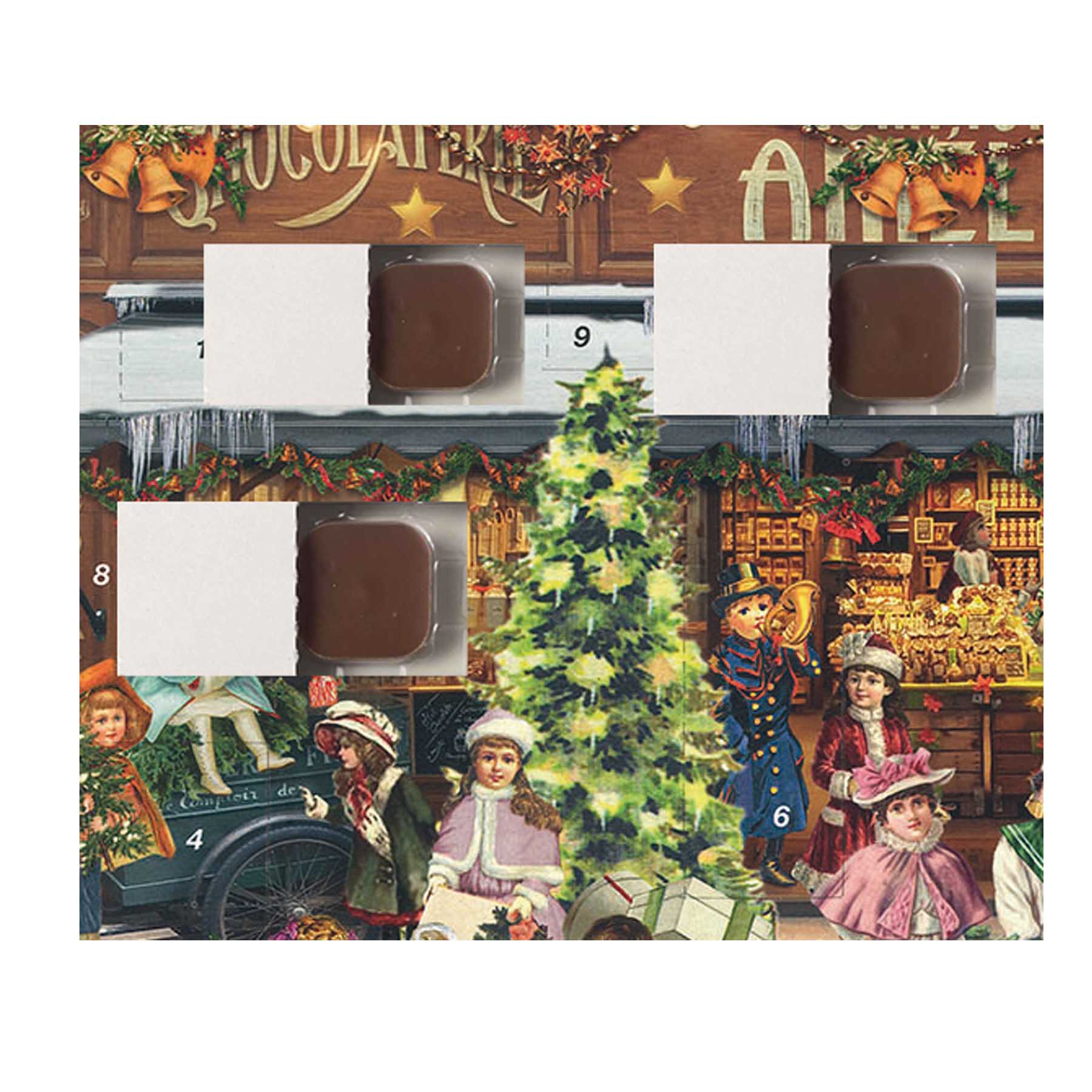Calendario de Adviento de chocolate "Chocolaterie"