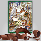 Calendario de Adviento de chocolate "Invierno con los animales"