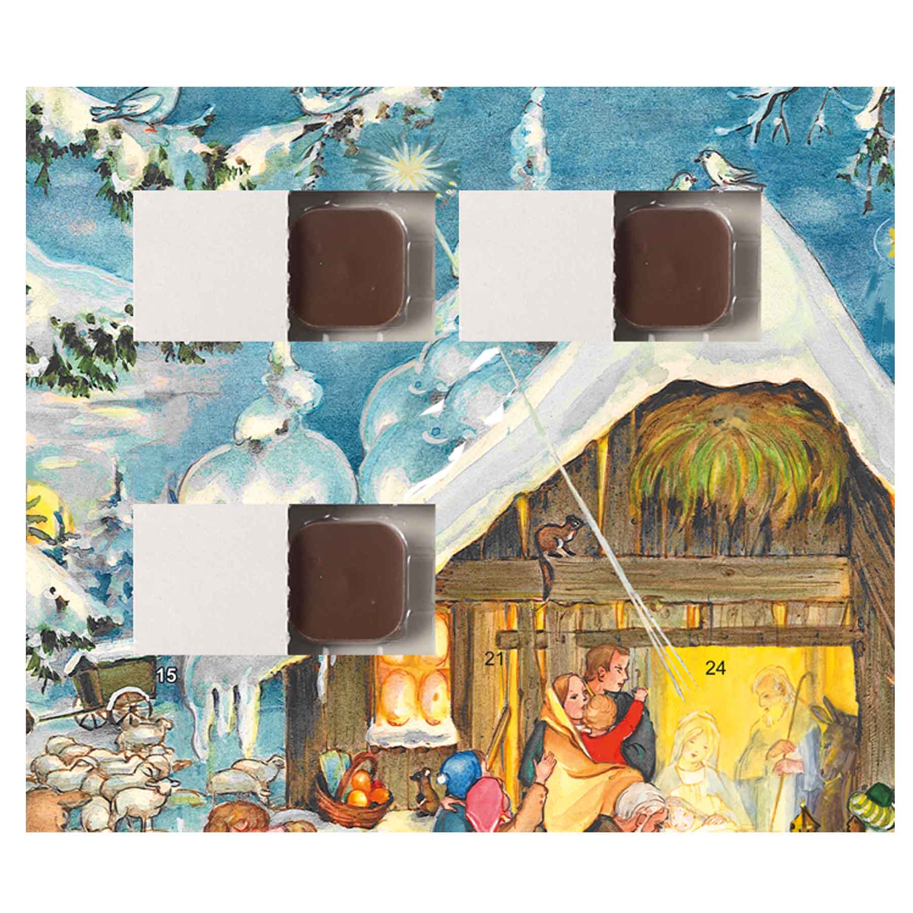 Calendario de Adviento de Chocolate en el Establo - NUEVO