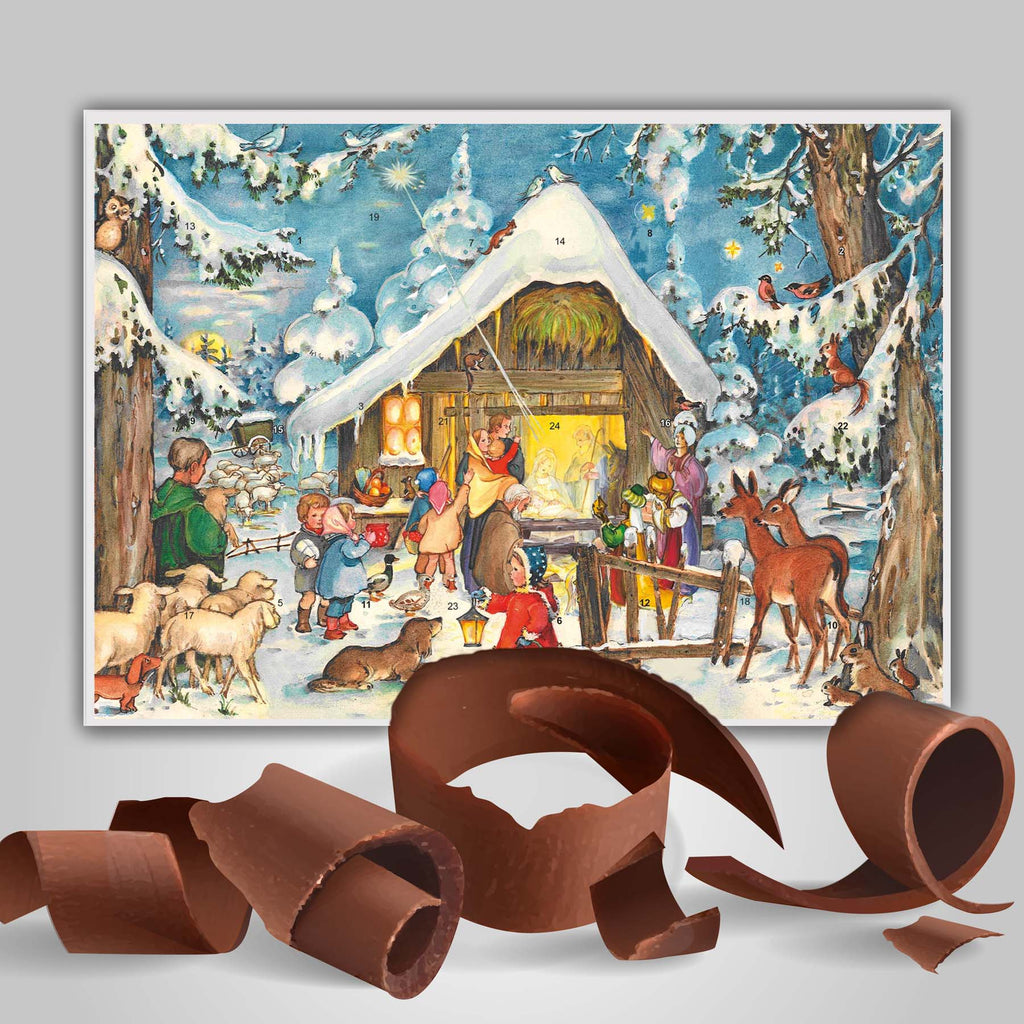 Calendario de Adviento de Chocolate en el Establo - NUEVO