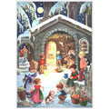 Calendario de Adviento A4 "En el establo"