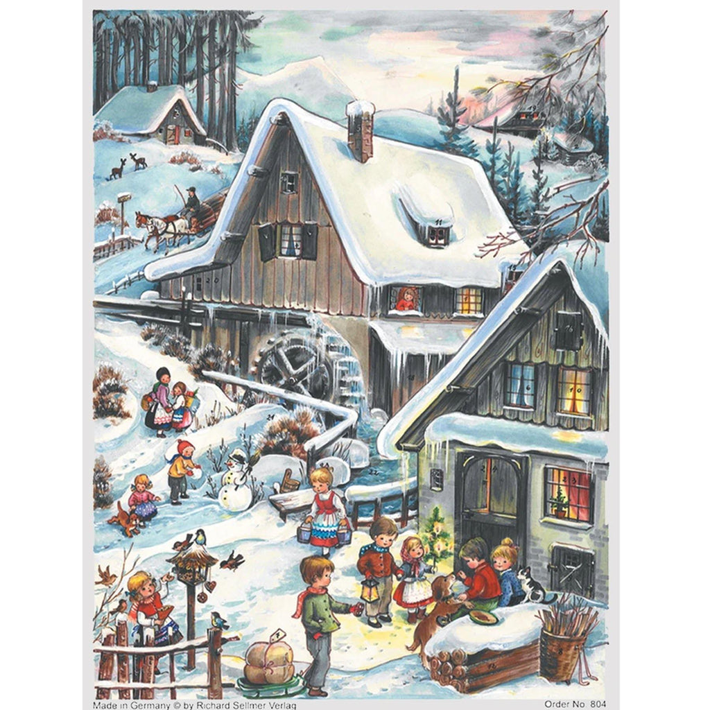 Calendario de Adviento A4 "An der Mühle"