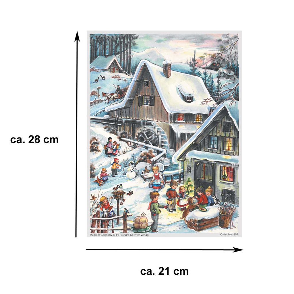 Calendario de Adviento A4 "An der Mühle"