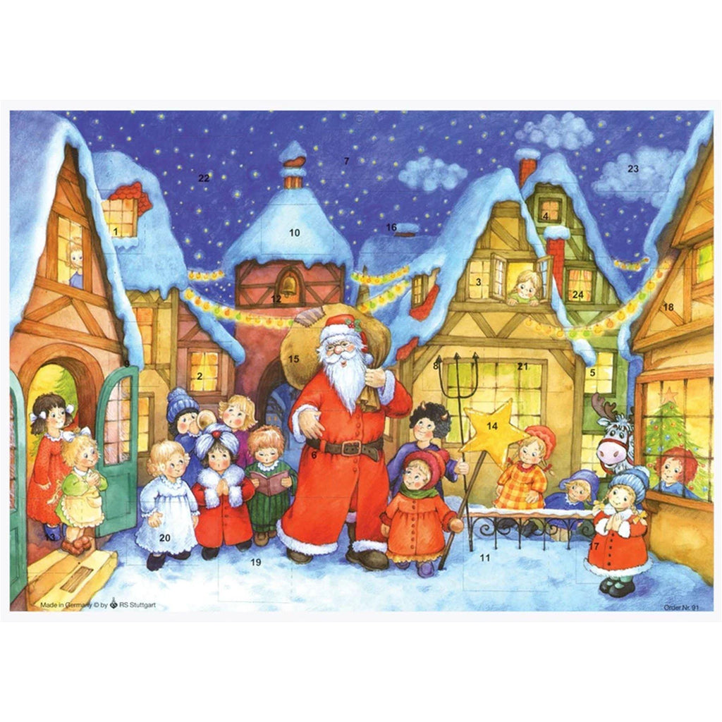 Calendario de Adviento A4 "El Papá Noel viene a la ciudad"