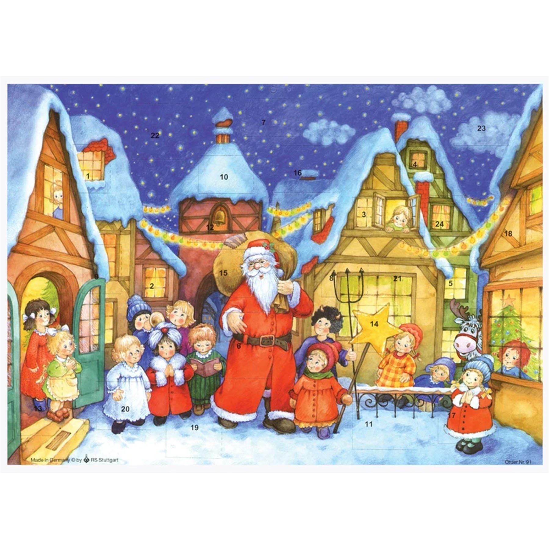 Calendario de Adviento A4 "El Papá Noel viene a la ciudad"