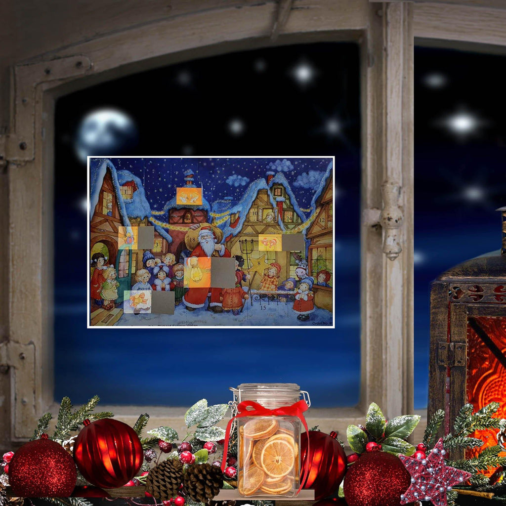 Calendario de Adviento A4 "El Papá Noel viene a la ciudad"
